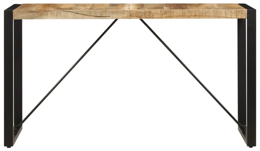 Tömör mangófa étkezőasztal 140 x 70 x 75 cm
