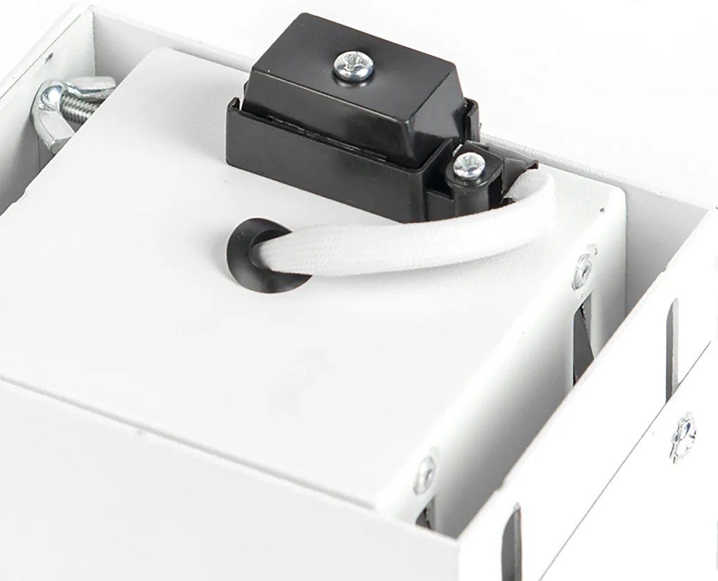 6 db-os beépített spotlámpa készlet fehér GU10 dönthető keret nélküli - Oneon