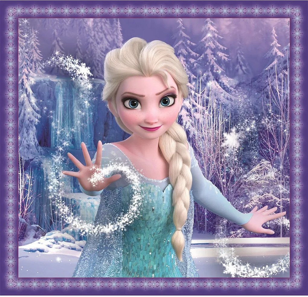Disney Jégvarázs Snowy Bond 3x48 db-os puzzle Clementoni