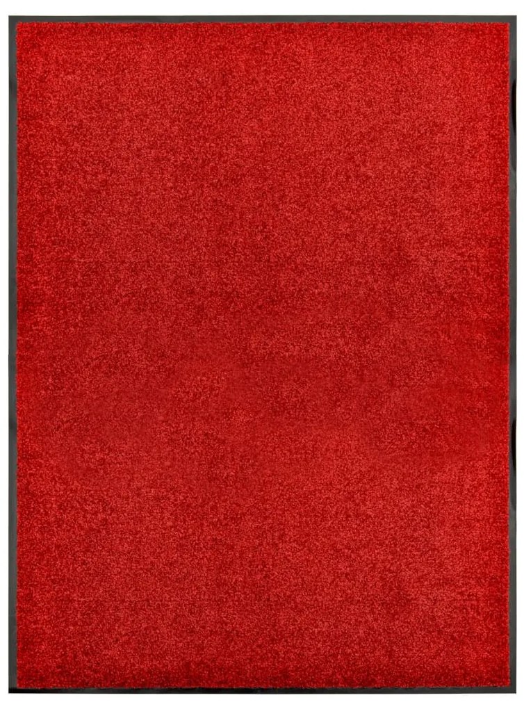 piros mosható lábtörlő 90 x 120 cm