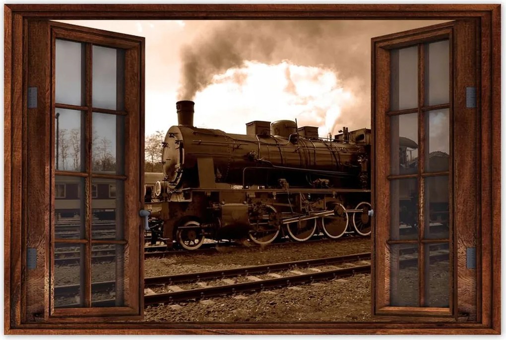 Poszterek 90x60 Mozdony TR565 Wolsztyn