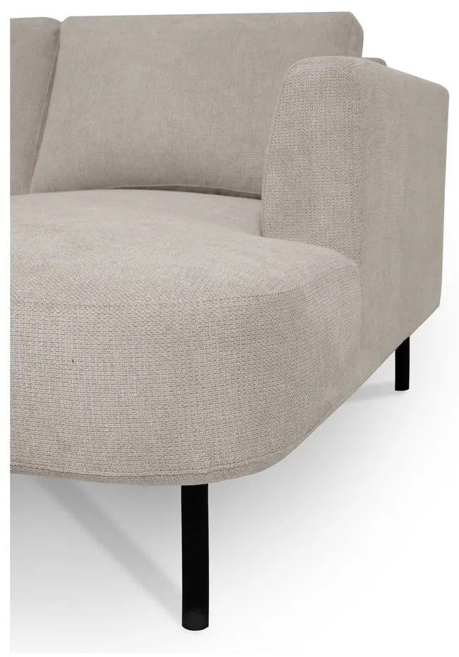 Bézs sarokkanapé (bal oldali-U alakú) Hero – Scandic