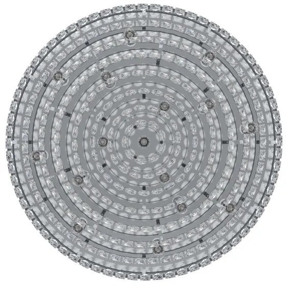 Eglo 39492 - Mennyezeti lámpa VALPARAISO 16xE14/40W/230V