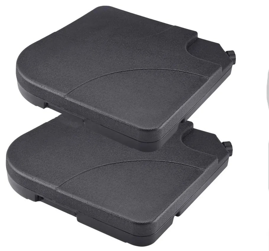 2 db tölthető napernyőtalp súly