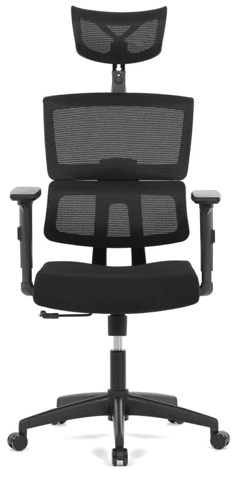 Scaun pivotant de birou de culoare neagră Mecanism pivotant. KA-B1025