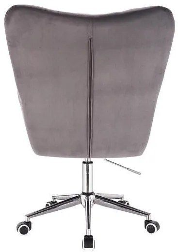 HR650K Grafit modern velúr szék