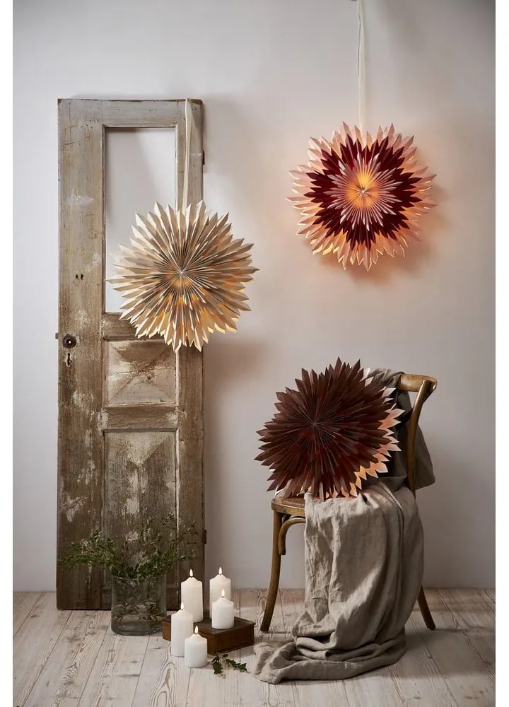 Ice rózsaszín karácsonyi dekoráció, ø 60 cm - Star Trading