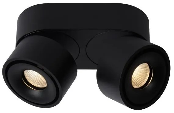 Lucide 35911/16/30 - LED Dimmelhető spotlámpa YUMIKO 2xLED/8W/230V fekete