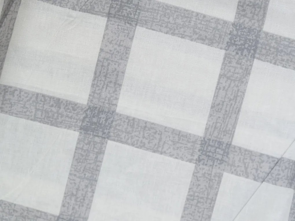 Renforcé pamut ágynemű LINKY szürke Ágyneműhuzat mérete: 70 x 90 cm | 140 x 220 cm