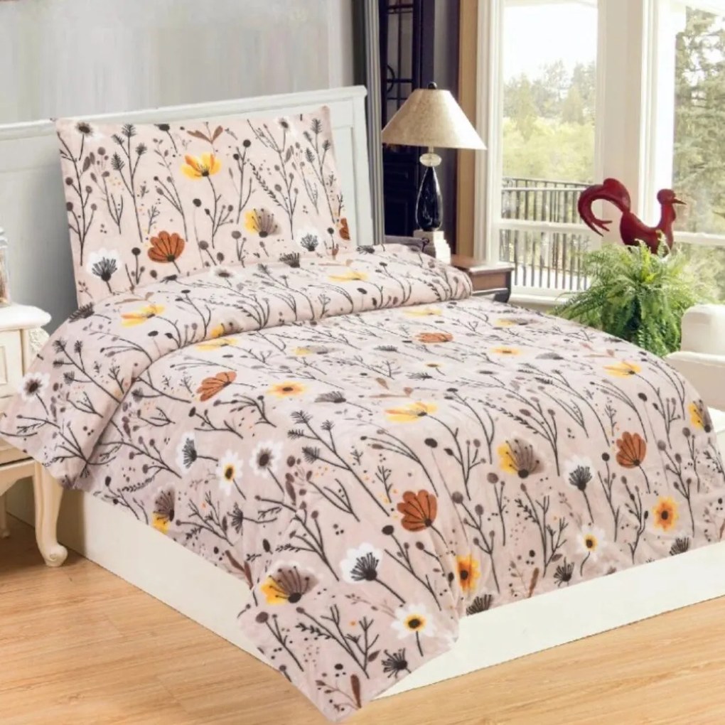 Valentino mikroplüss ágyneműhuzat 200x140cm+90x70cm TiaHome