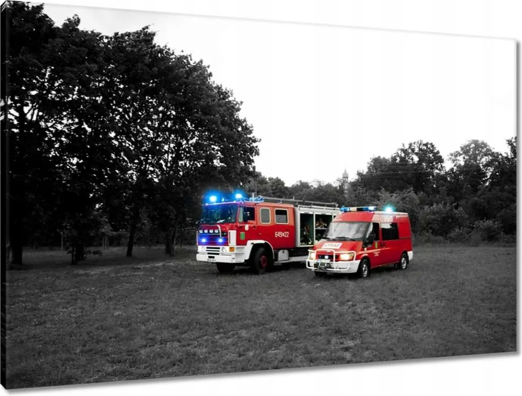 Vászonkép 90x60 Tűzoltóság