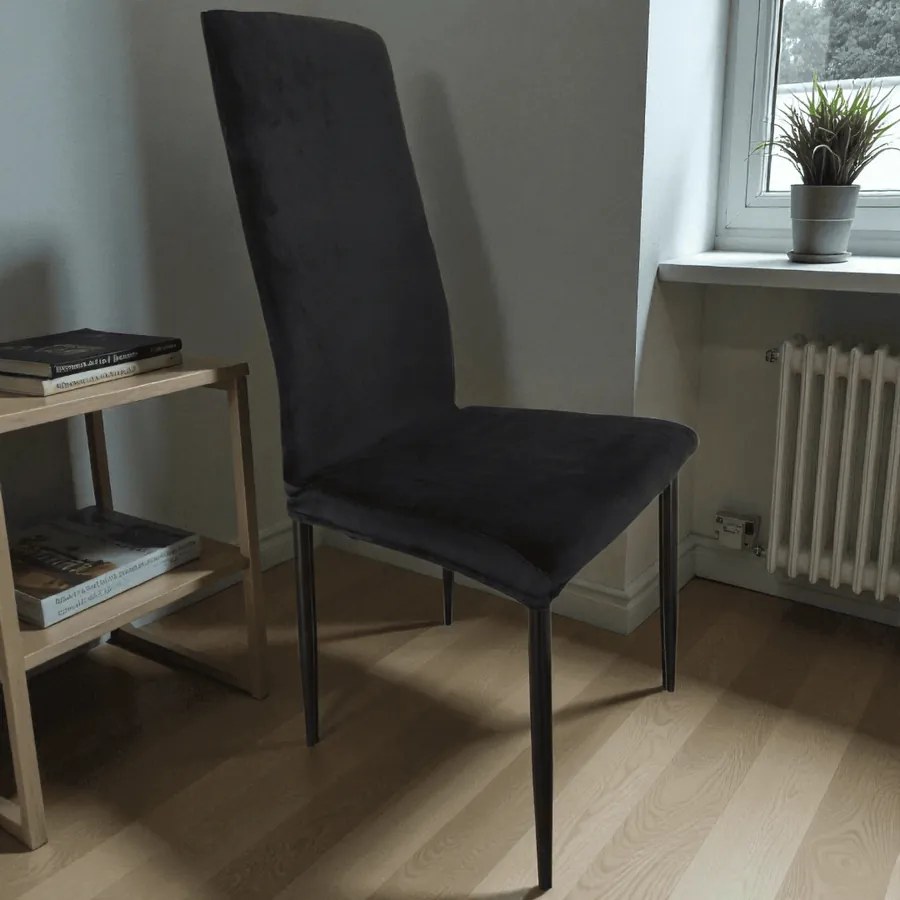 Székhuzat JYSK TOREBY étkezőszékre (fekete)