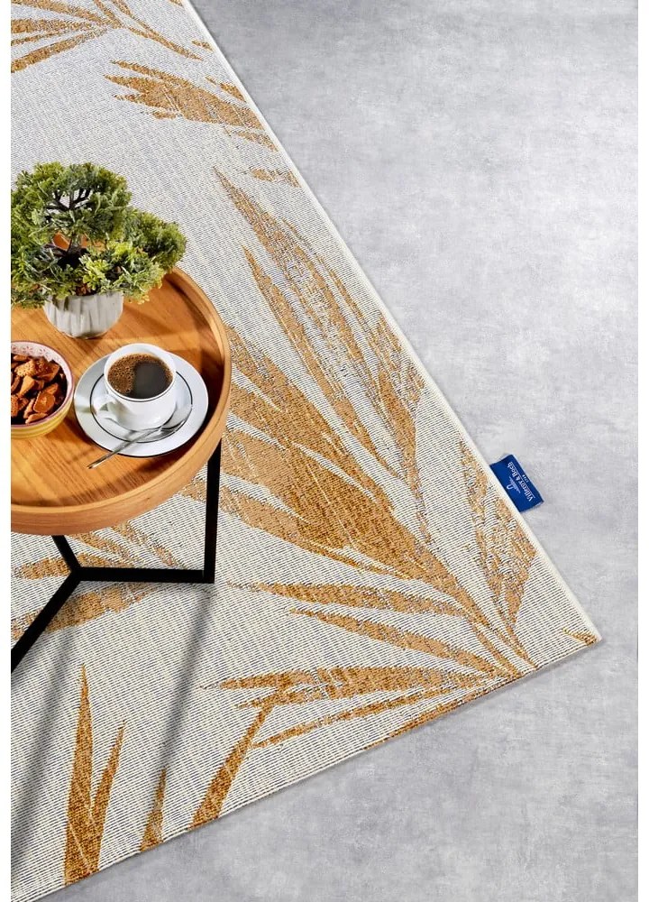 Fehér-aranyszínű kültéri szőnyeg 160x235 cm Leonie – Villeroy&amp;Boch