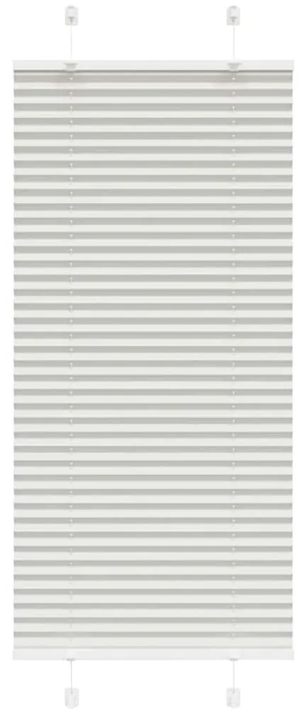 pliszírozott redőny világosszürke 60x100 cm szövetszélesség