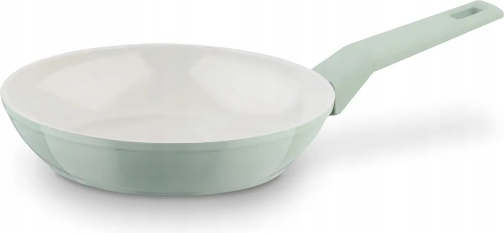 Alumínium indukciós serpenyő kerámia bevonattal zöld 20cm
