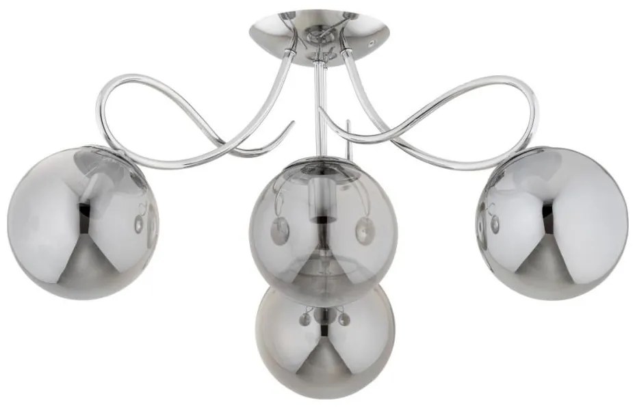 Felületre szerelhető csillár  OXA 4xE14/10W/230V króm