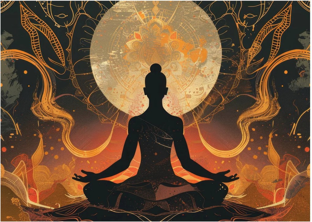 Kép - Meditáció (70x50 cm)