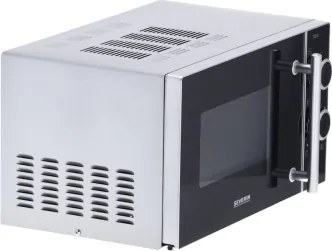 Severin MW 7771 - 700 W mikrohullámú sütő grillel, 230 V, 20 l, fekete