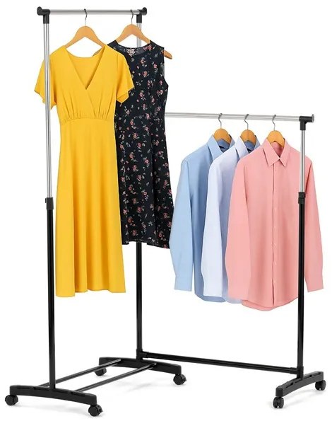 Fekete Műanyag Ruhafogas. GD-174 BK