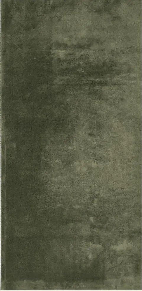 vidaXL HUARTE erdőzöld rövid szálú puha és mosható szőnyeg 100x200 cm