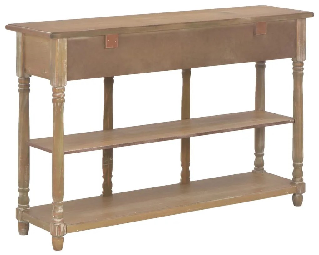 szerelt fa tálalóasztal 110 x 30 x 76 cm