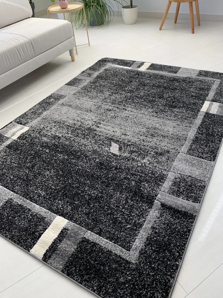 Comfort 6889 szürke modern szőnyeg 60 cm-es szett
