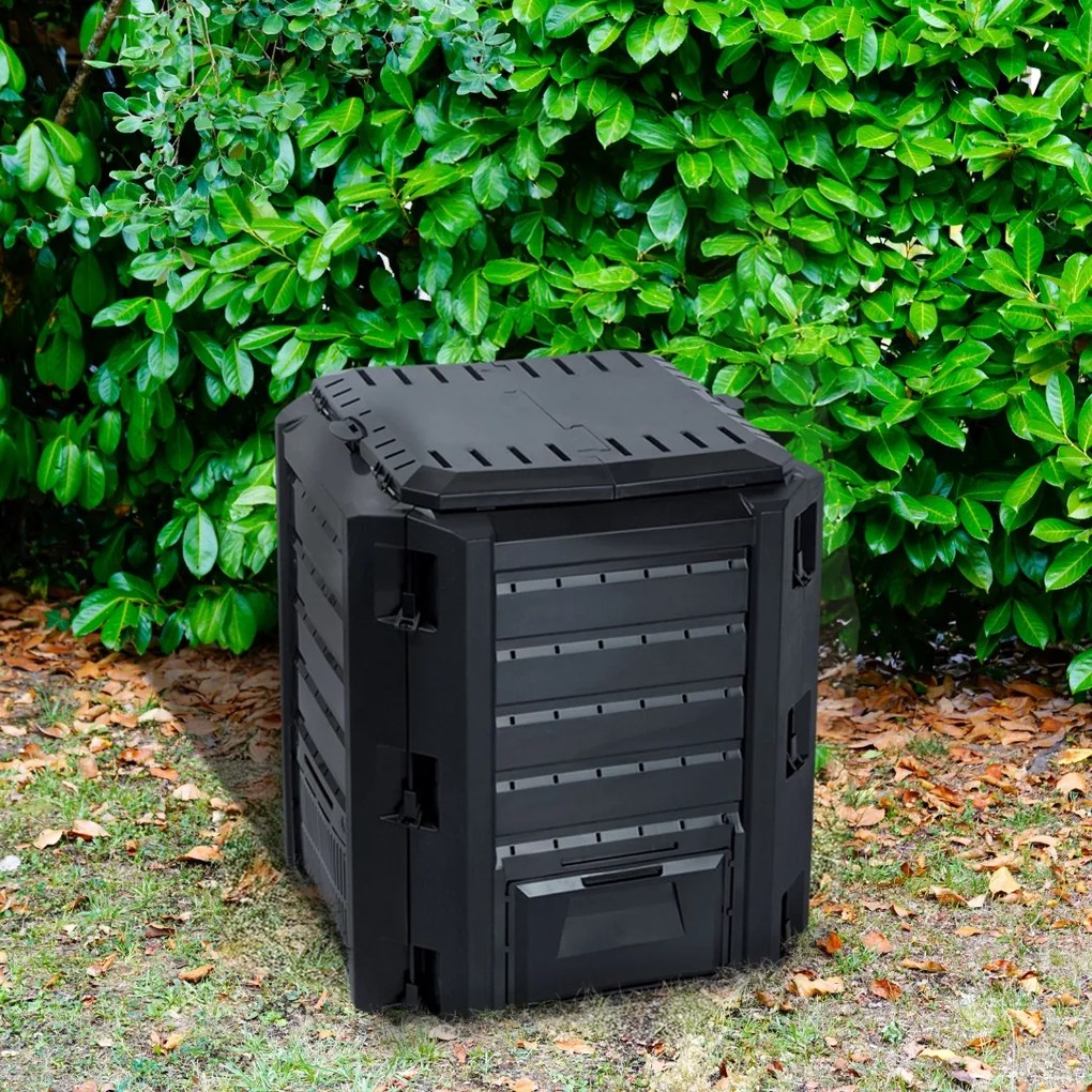Kerti komposztáló - Compogreen 380 l fekete Prosperplast