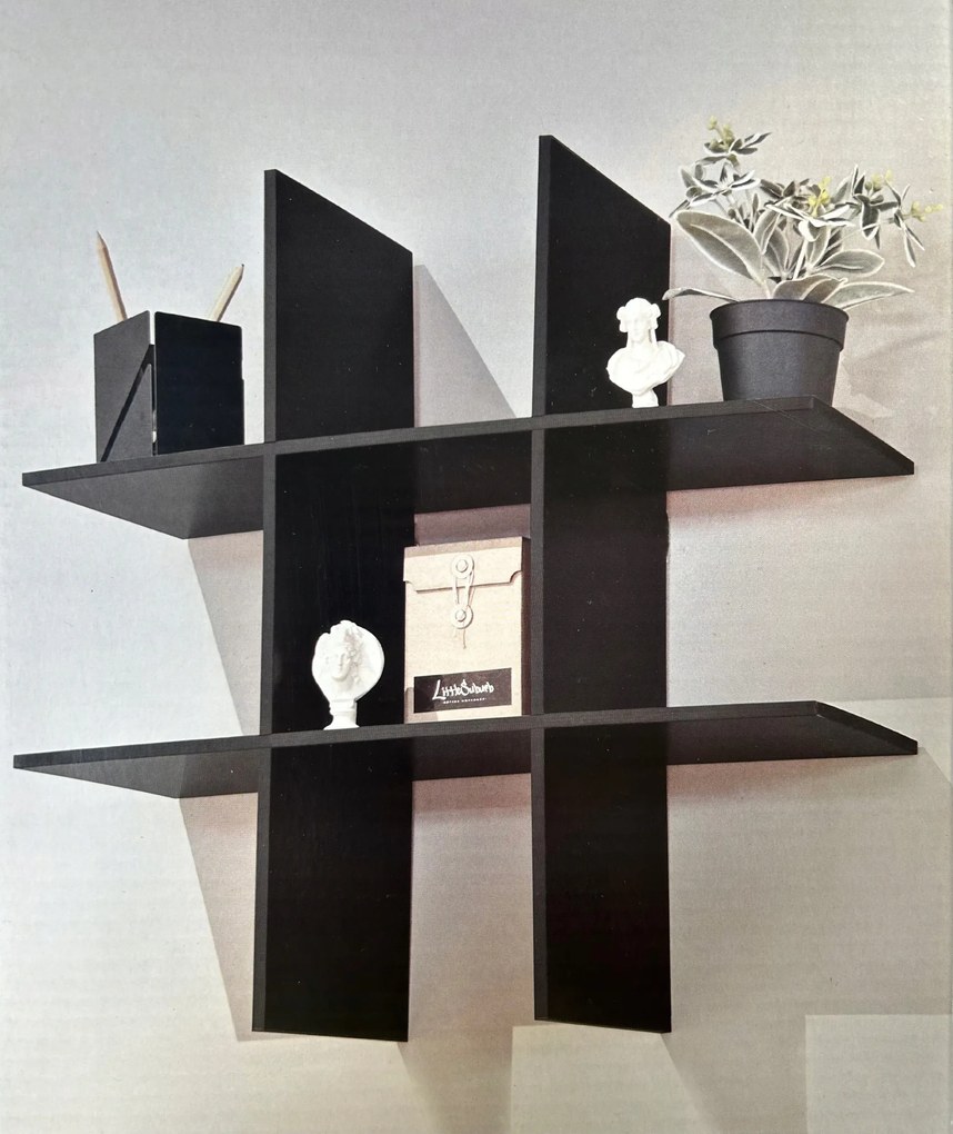 Polc fa Zd trading 55 x 22 cm fekete