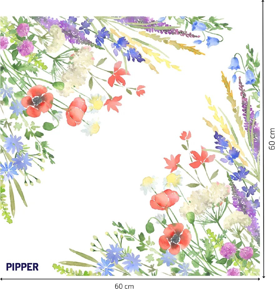 PIPPER. Falmatrica "Réti virágok"