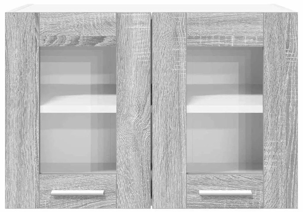 Függő szekrény Riga 2 pcs Szürke Sonoma 60 x 31 x 40 cm Faanyag