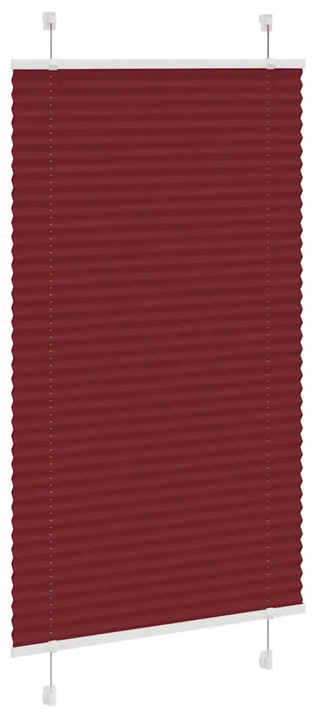 pliszírozott redőny Bordeaux piros 70x100 cm szövetszélesség