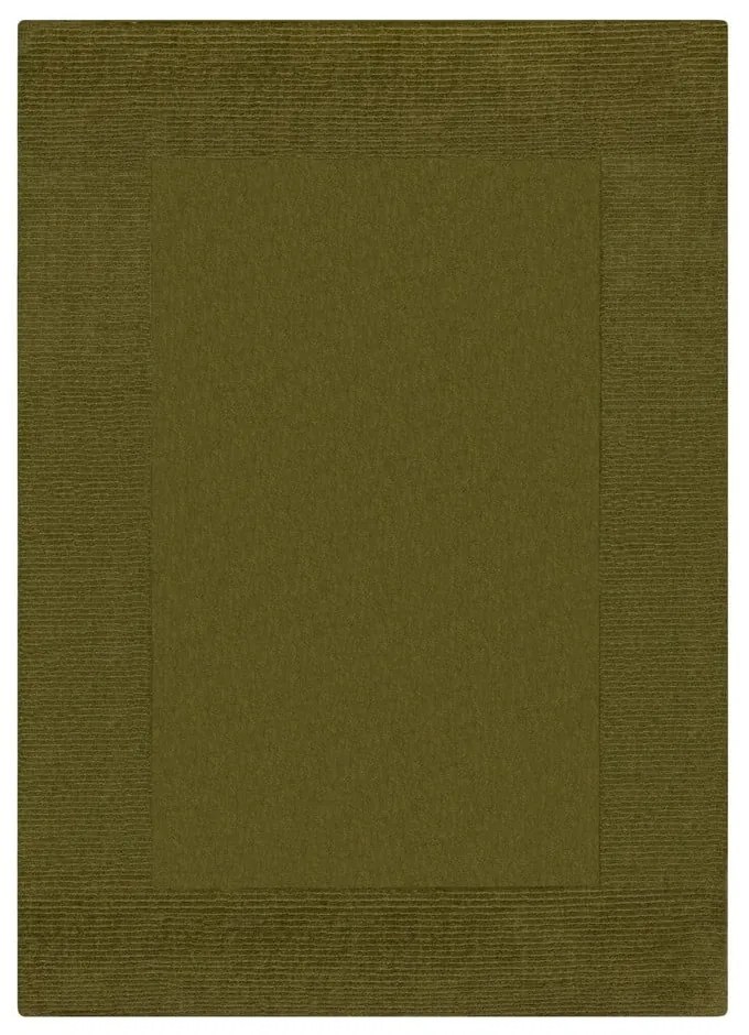 Zöld gyapjú szőnyeg 200x290 cm – Flair Rugs