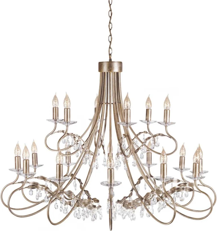 Elstead Lighting CHRISTINA CRT18-SIL-GOLD Csillár 18x60W/E14