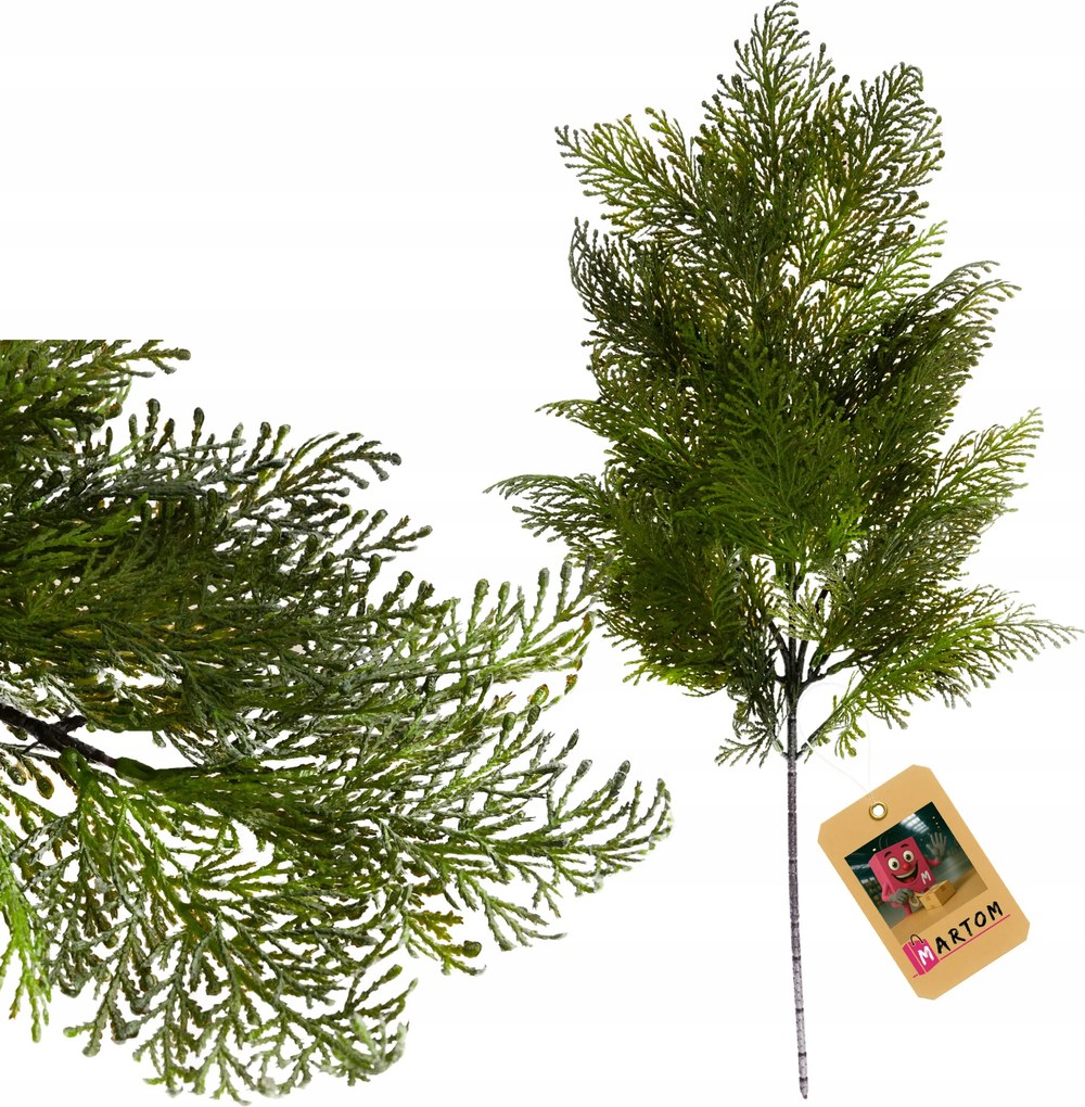 Dekorációs Ág Boróka Tűlevelű Ág Sírkő nád Kompozíció