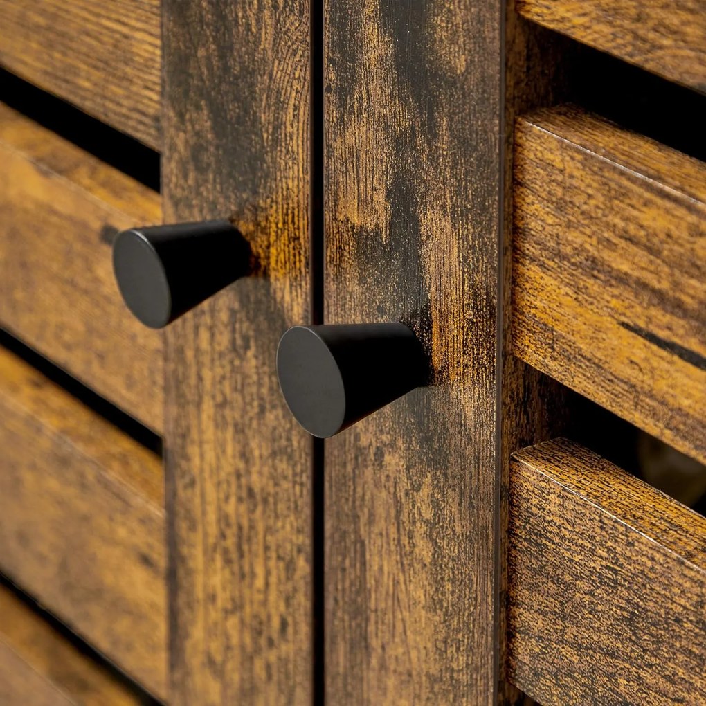 Fürdőszoba szekrény, mosdószekrény 60 x 30 x 60 cm, rusztikus barna