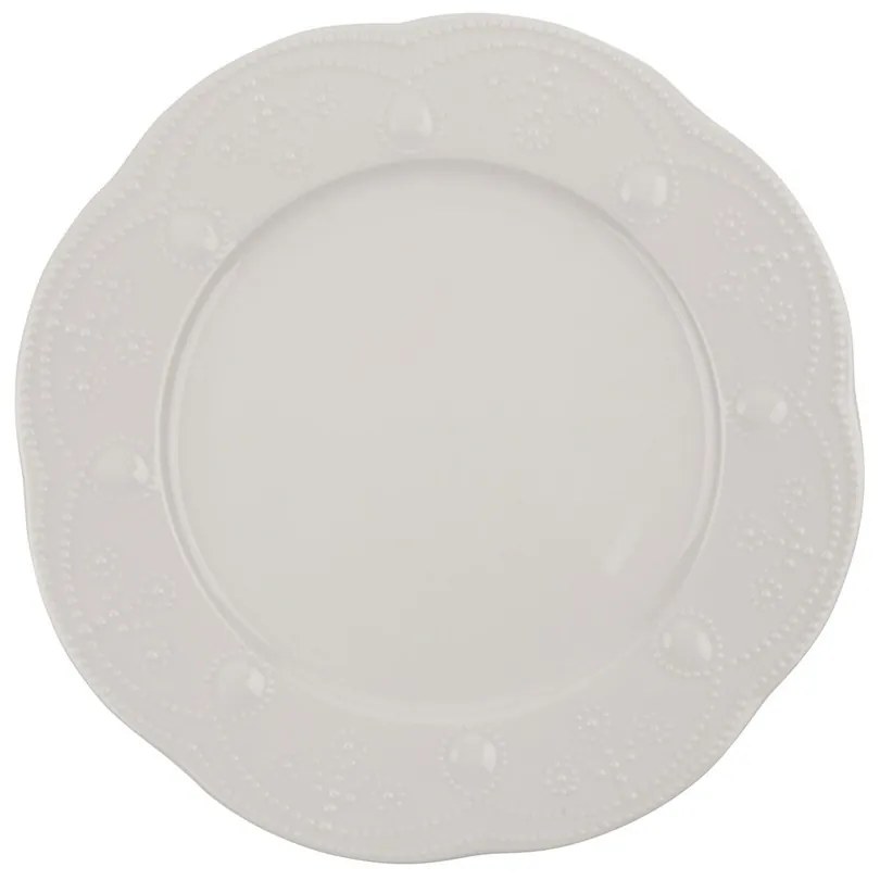 Kutahya Porselen 24 darabos Étkészlet, FLY24Y20014, porcelán, krémszín
