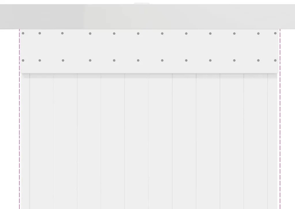 ezüst alumínium ötvözet tolóajtó fémszerelék készlet 200 cm