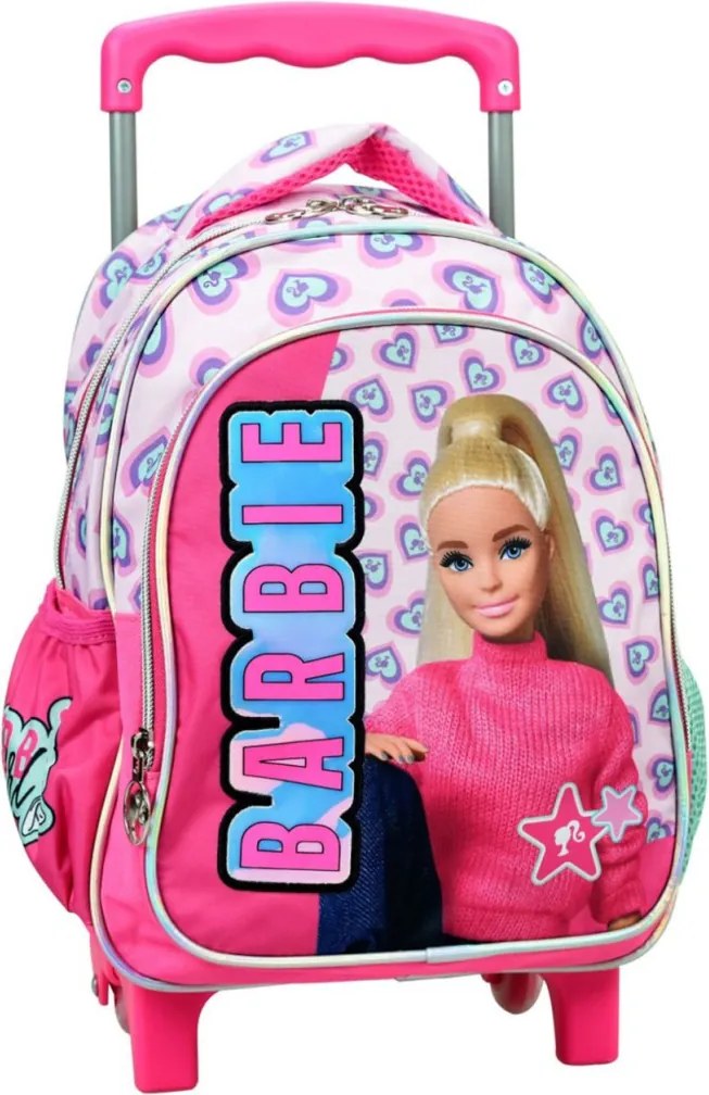 Barbie Love gurulós ovis hátizsák, táska 30 cm
