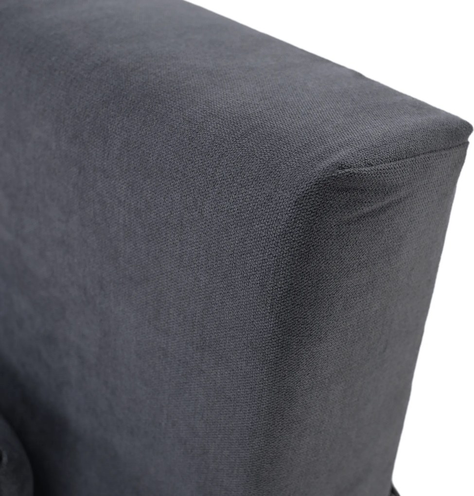 Kihúzható kanapé, szürke, ALADA