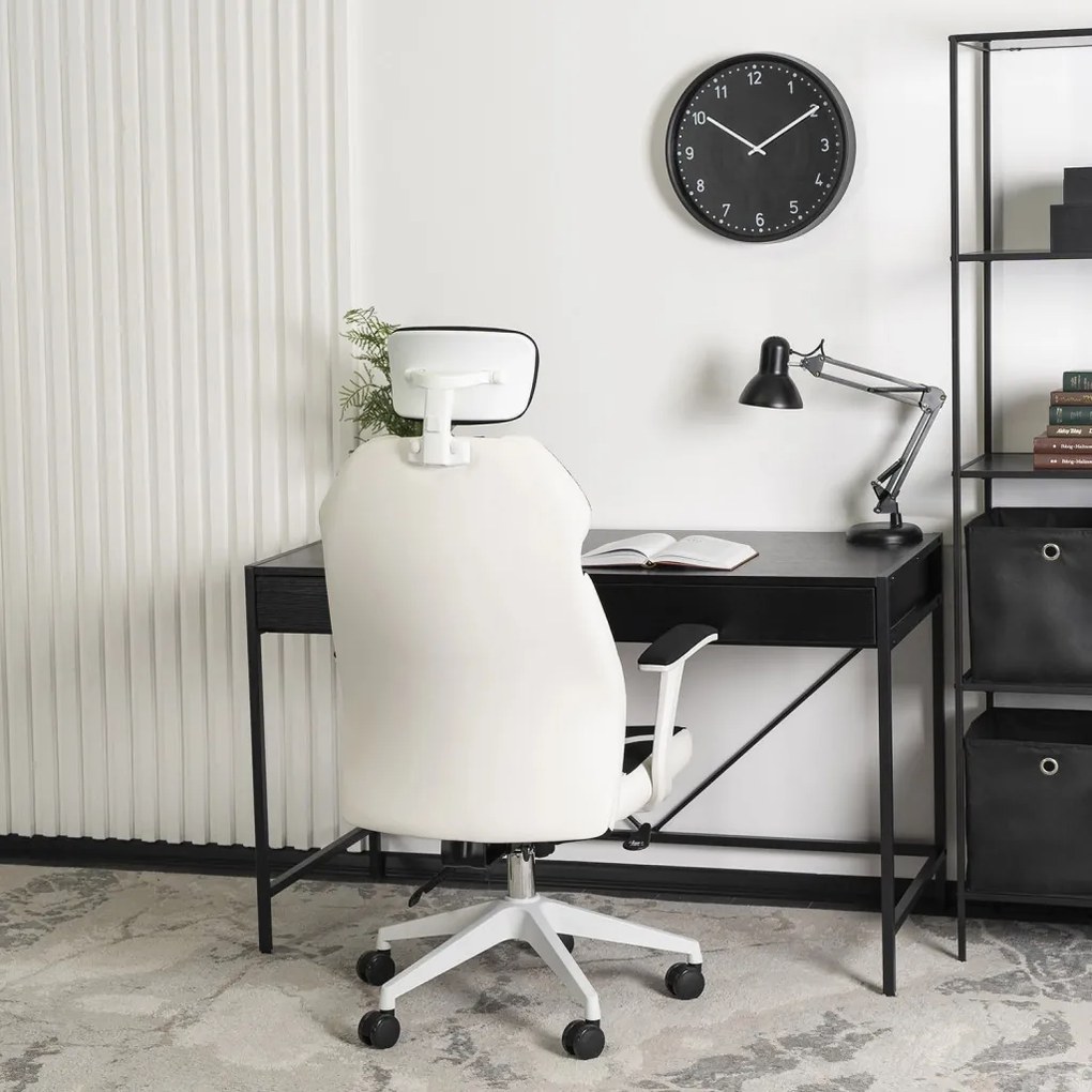 Irodai Forgószék Fekete/Fehér Színben. DUNCAN