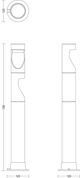 Philips - LED Kültéri lámpa GARDENLINK DESI LED/1,5W/24V 2700K IP44