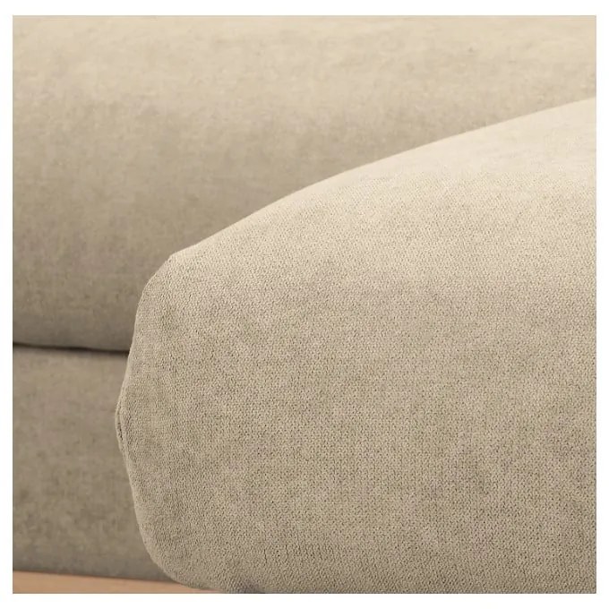 Bézs sarokkanapé (jobb oldali) Beata – Ropez