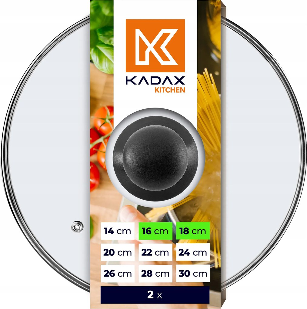 Üveg Fedő Serpenyő Edény Fedő 16 18cm