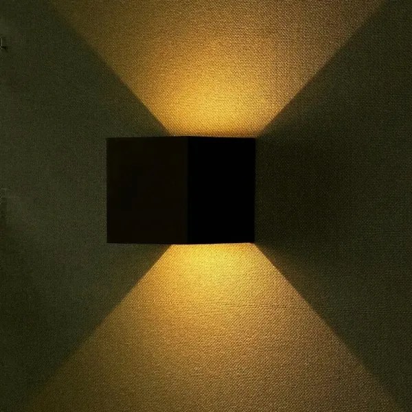 LED Kültéri fali lámpa LED/5W/230V 4000K IP65 fekete