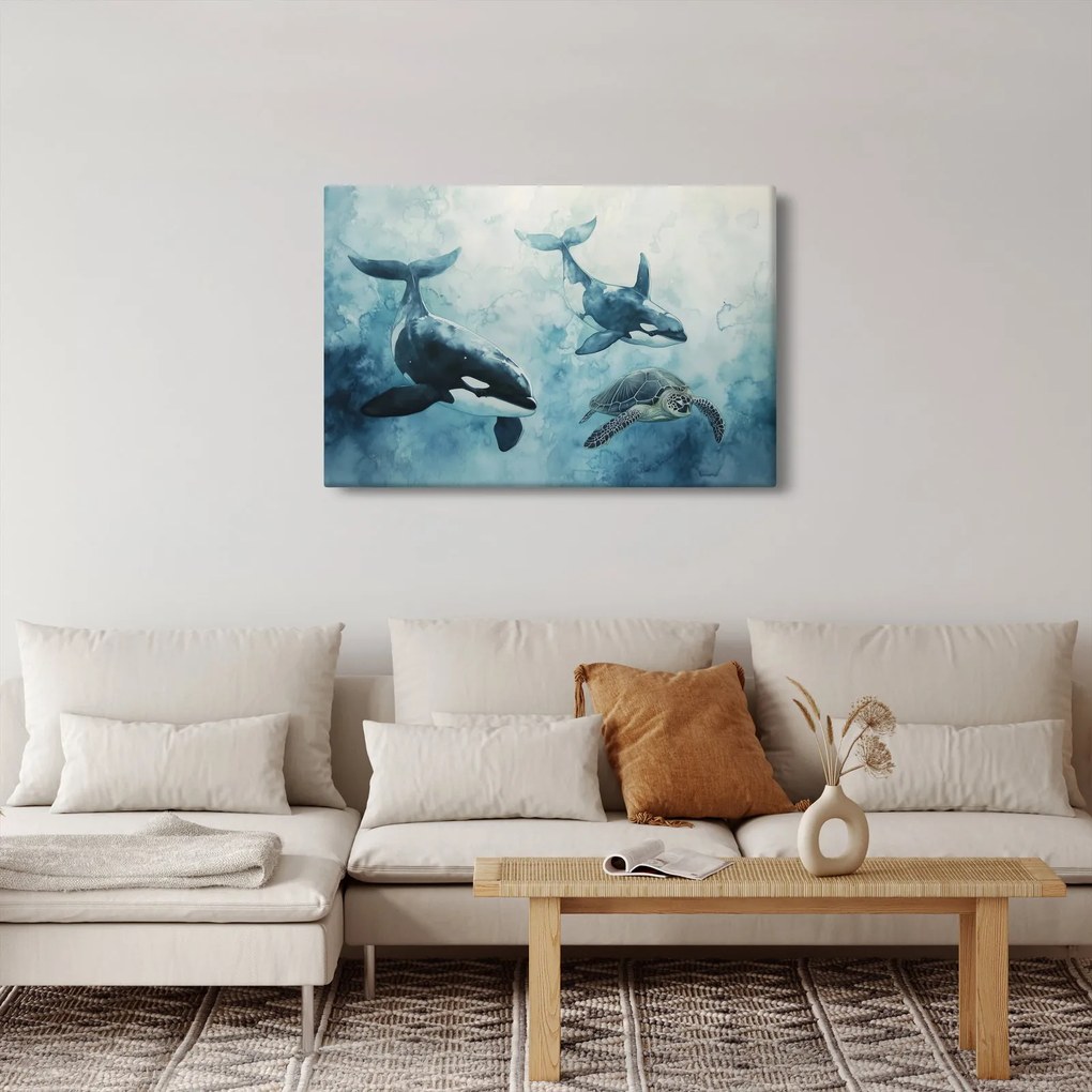 Kép - Víz alatti festmény (90x60 cm)