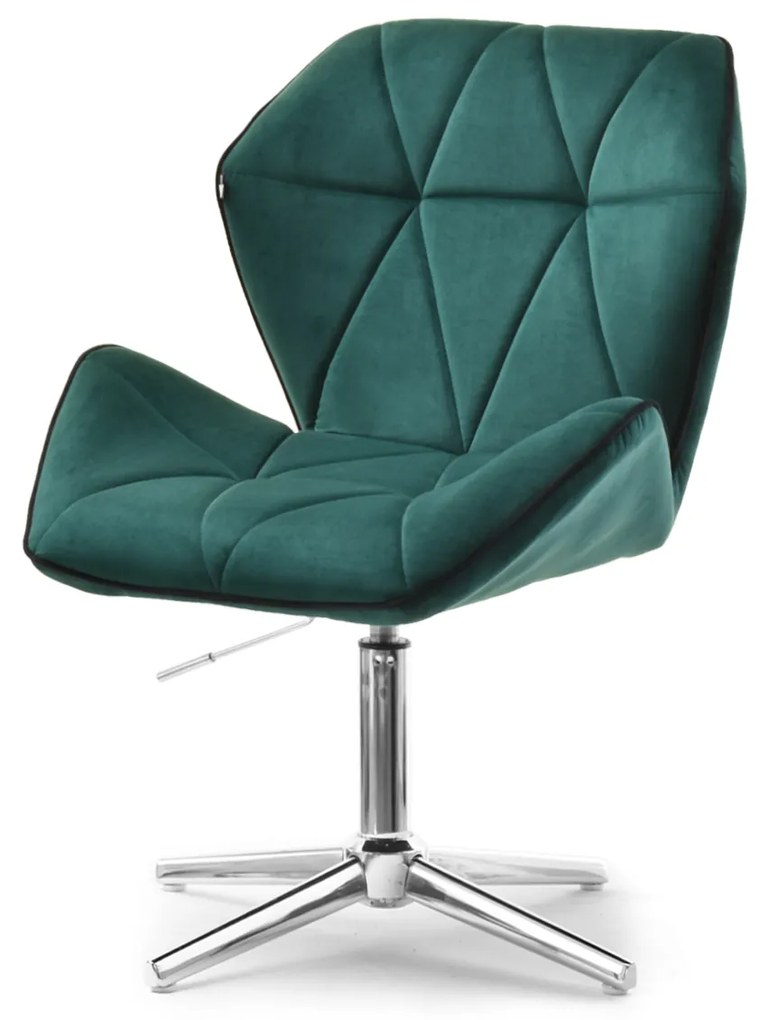 Fotel Velma S (zöld + króm). 1110464