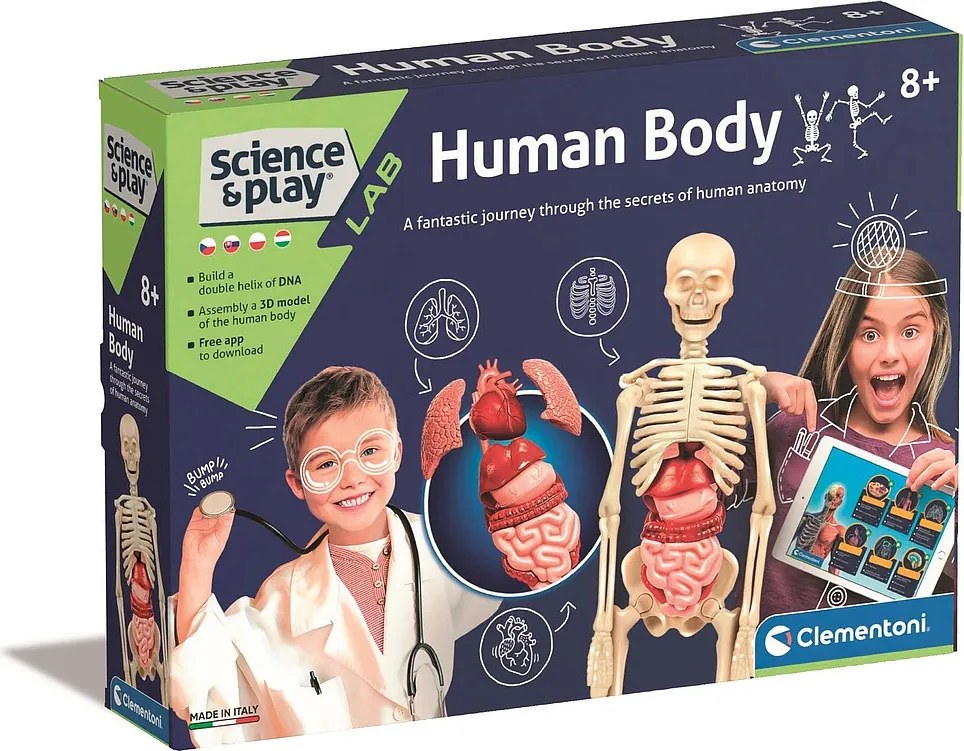Az emberi test Inside You tudományos játékszett Clementoni