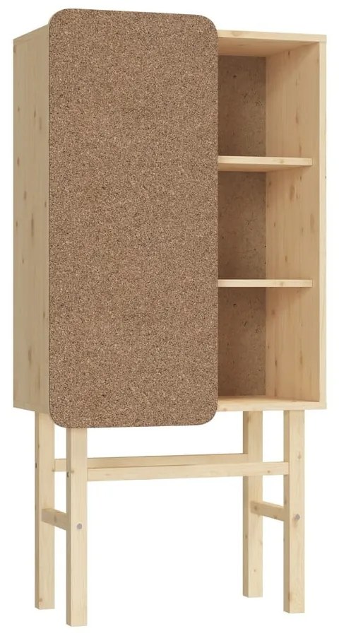 Slide borovi fenyő könyvespolc, 70 x 142 cm - Karup Design