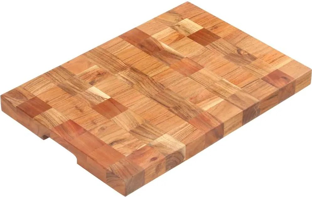 vidaXL tömör akácfa vágódeszka 50 x 34 x 3,8 cm