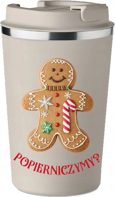Thermo bögre karácsonyi ajándék Mézeskalács vicces tél